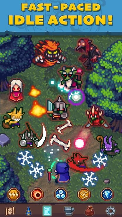 放置rpg奥术任务无限金币版 游戏截图